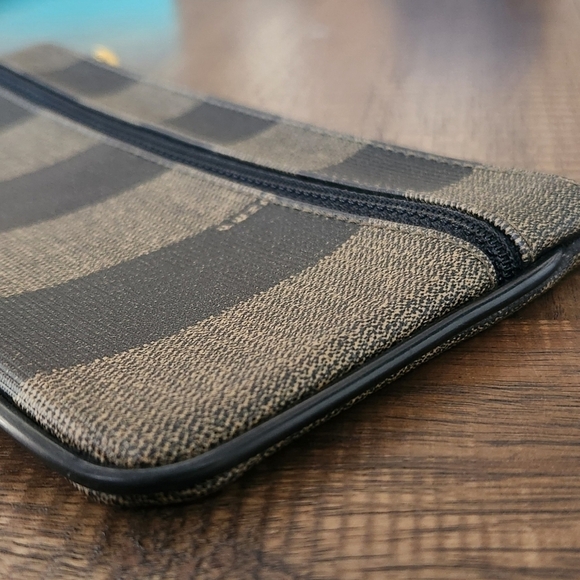 Fendi Pequin Canvas Zip Pouch - Picture 5 of 13